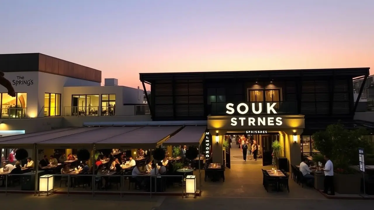 The Springs Souk shopping center exterior