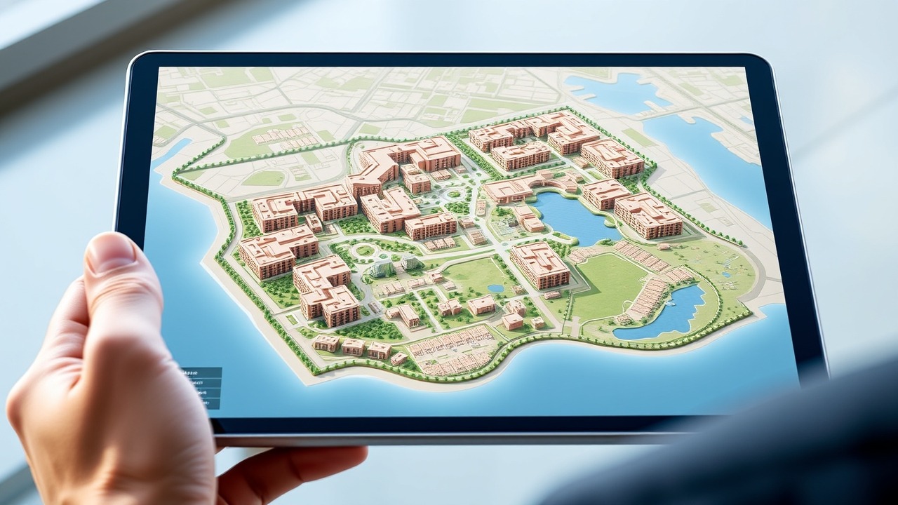 Emirates Living community master plan visualization