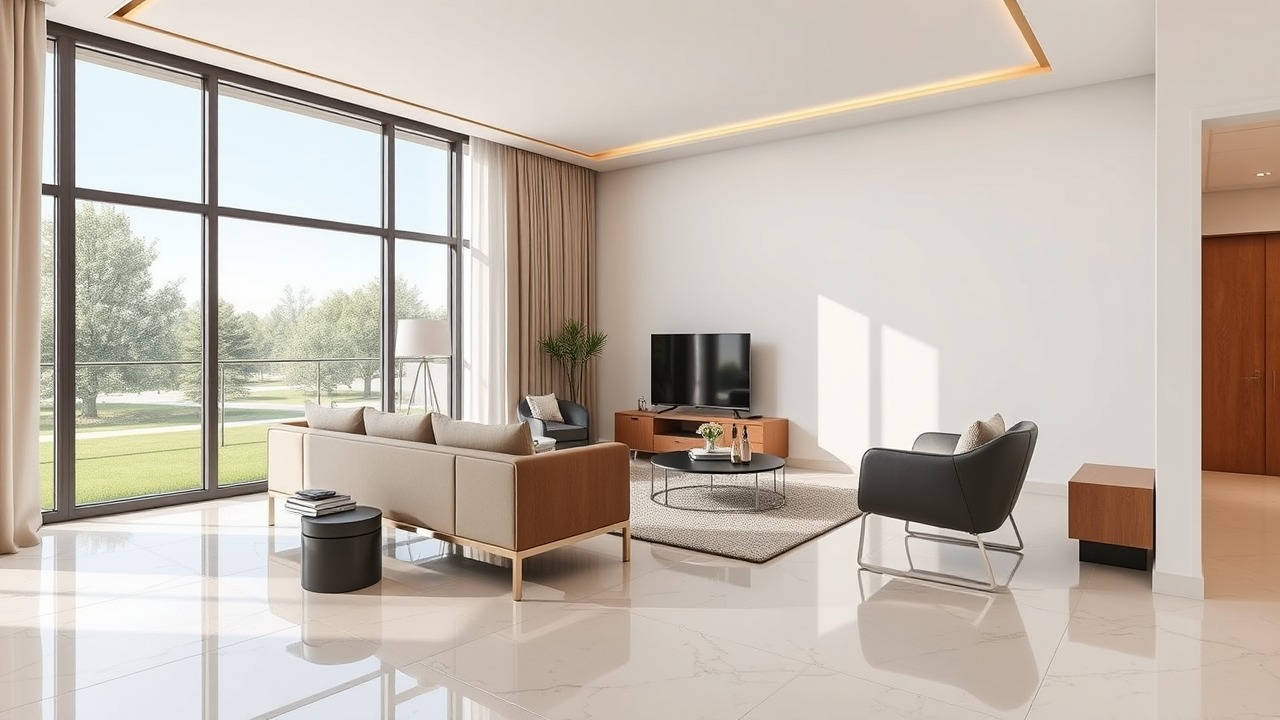 Modern interior design of Nshama Jenna apartment