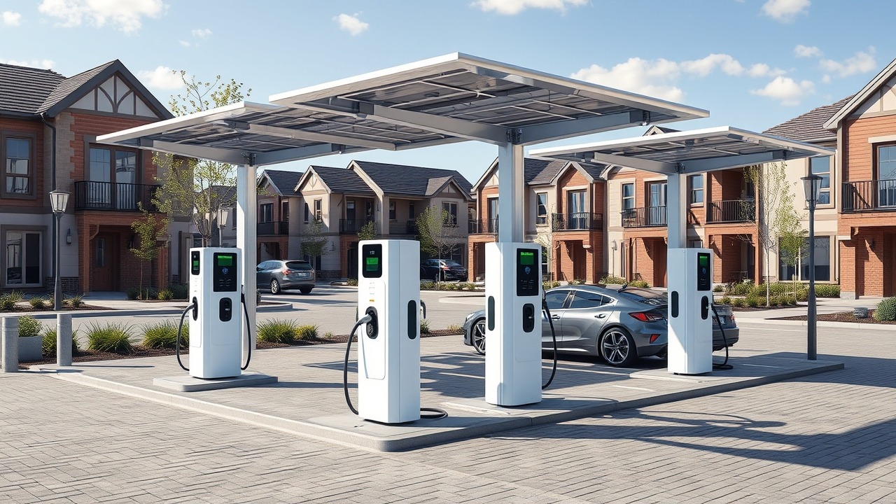 EV charging infrastructure in Nshama residential cluster