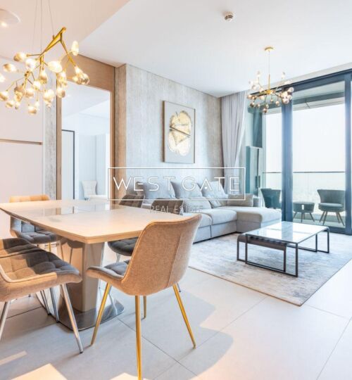 Luxurious Furnished 2BR | High Floor | Marina View