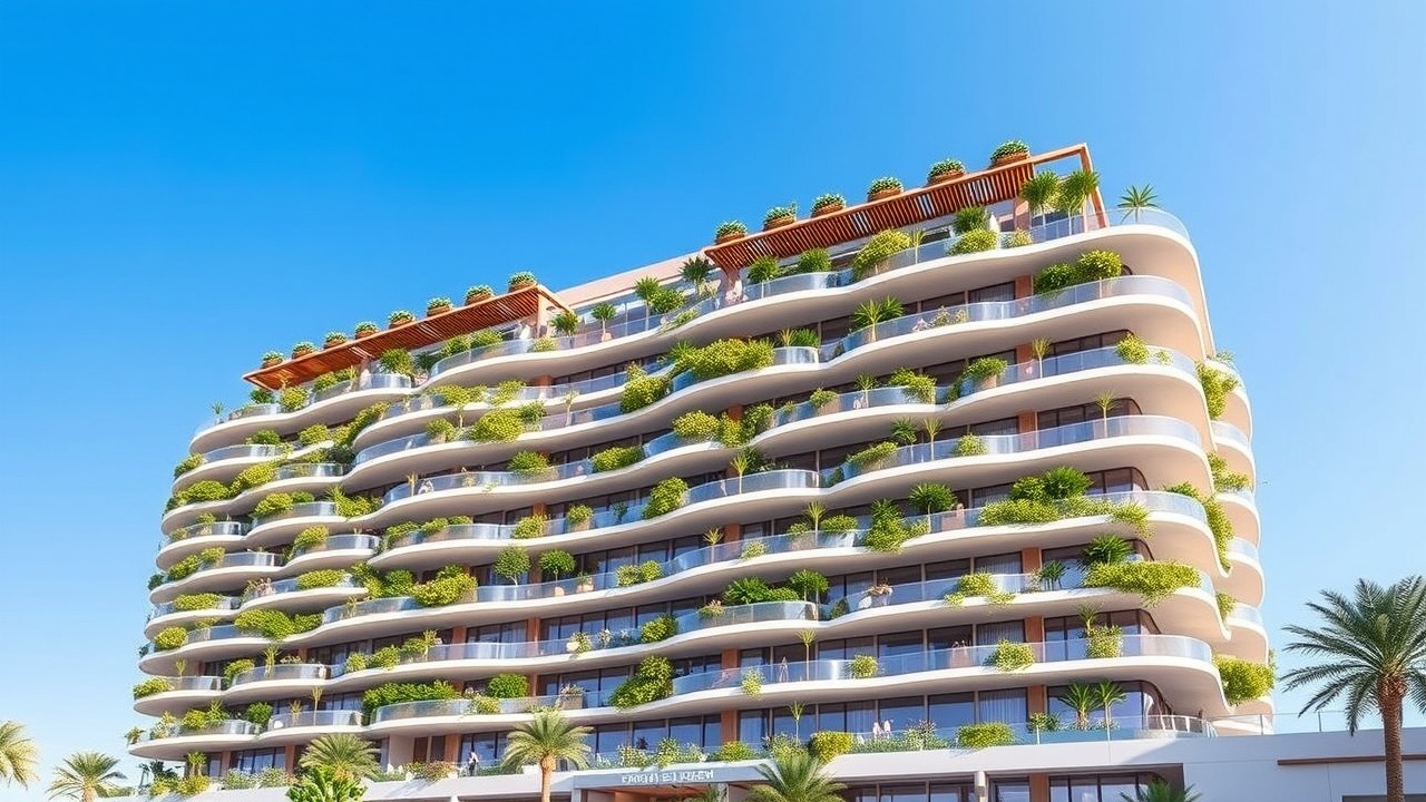 Seventh Heaven cascading terraces architecture Al Barari