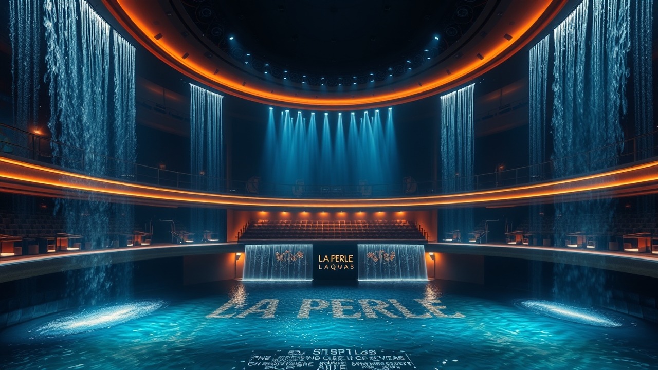 La Perle aqua-theater interior view