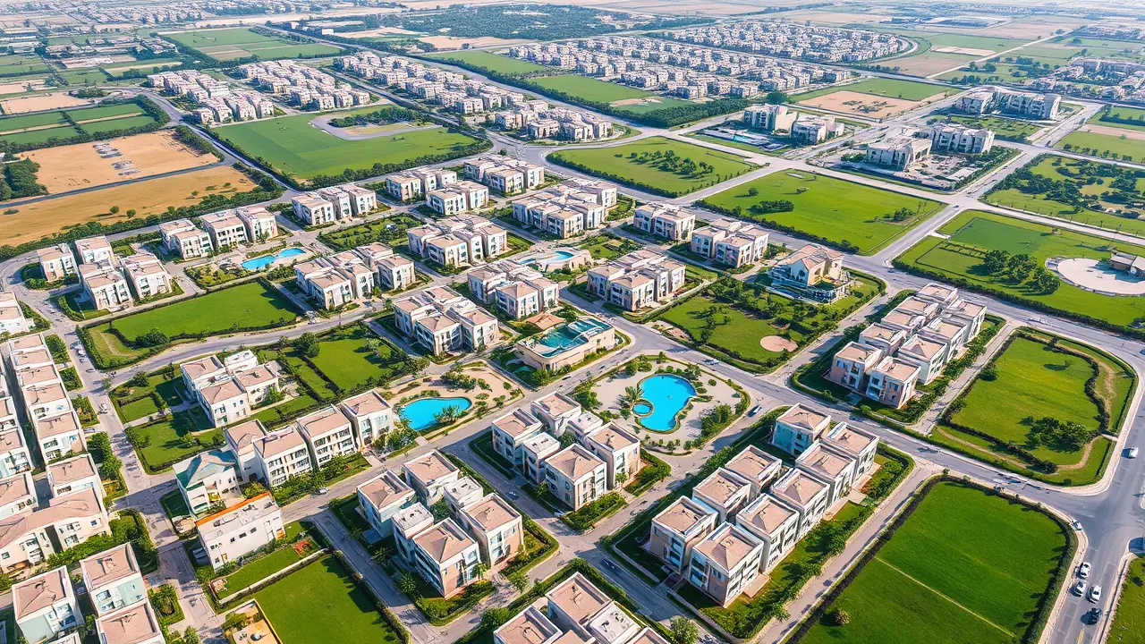 Dubai Master Community aus der Luft