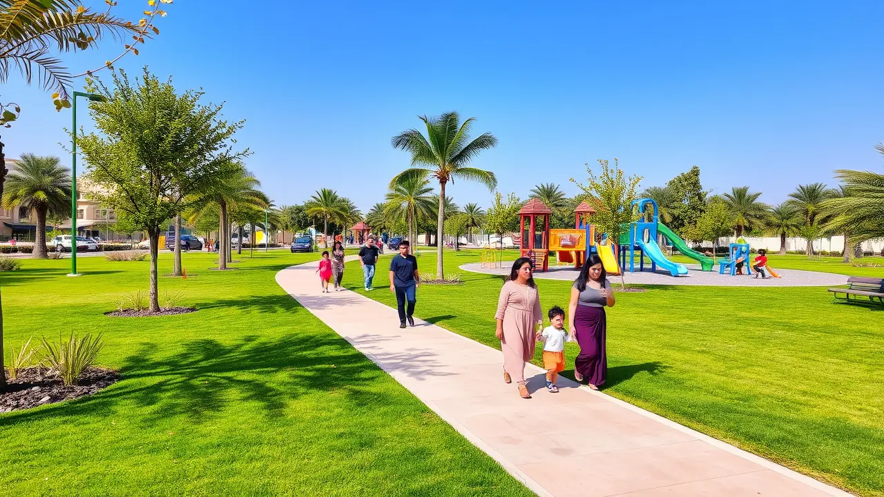 Town Square Dubai Gemeinschaftspark