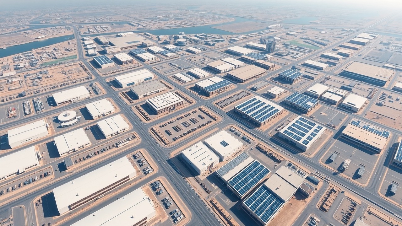 Dubai South Logistics District aerial infrastructure