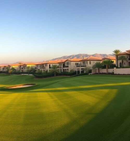 Earth Course Jumeirah Golf Estates panoramic view