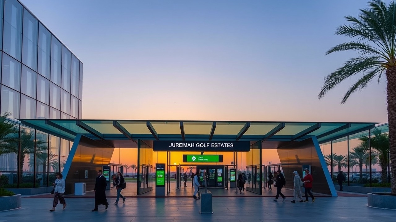 Jumeirah Golf Estates Metro Station modern exterior