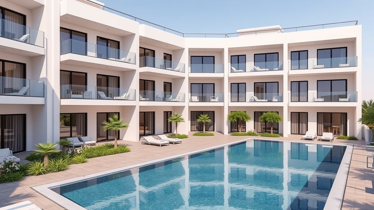 Modern off-plan development in Jumeirah Golf Estates