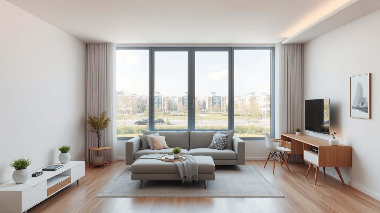 Interior of a high-yield studio apartment in Liwan