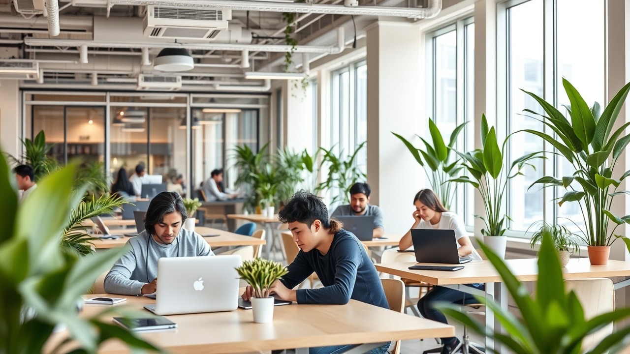 Startup office space in Majan community