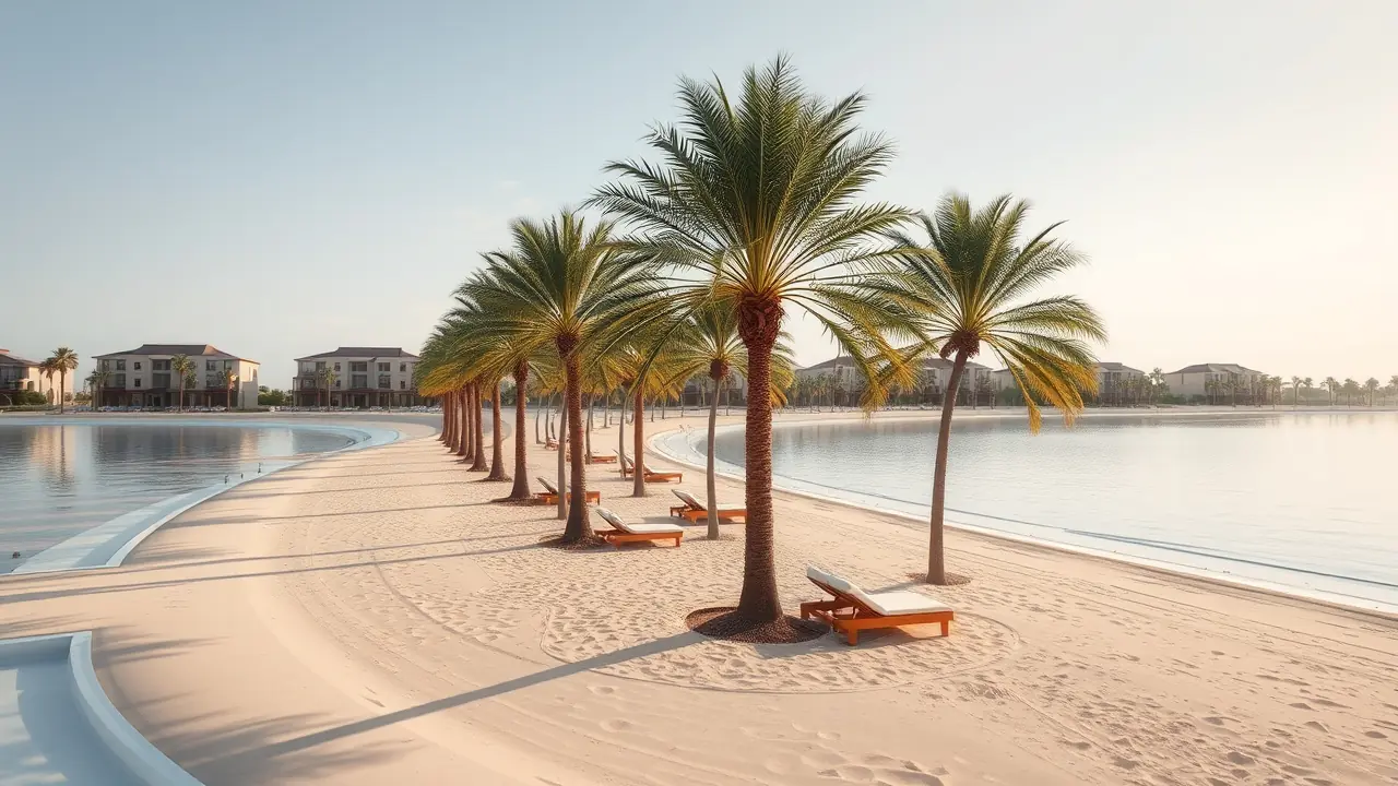 Lagon de Golden Beach à The Valley by Emaar