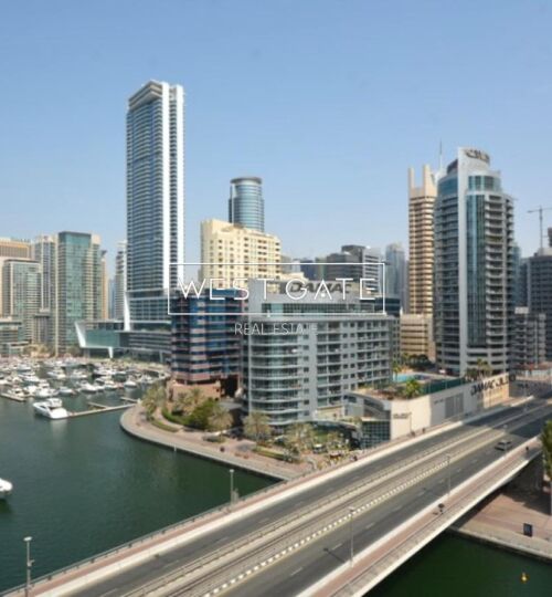 Full Marina View | Mid Floor| 2BR+ Maid’s | Vacant
