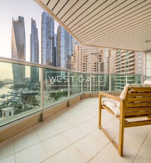 Full Marina View | 1BR+Study | Furnished | VOT Dec