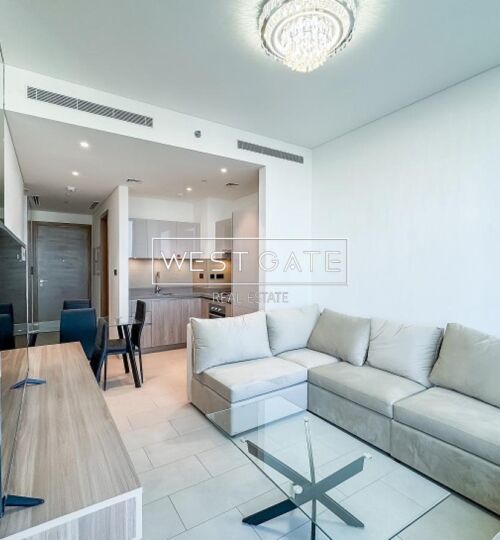 Luxury 1BR + Dressing Room | High Floor |Furnished